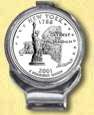 New York Quarter Deluxe Money Clip MAIN