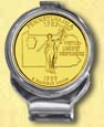 Pennsylvania Quarter Deluxe Money Clip - with Gold Plated State Quarter MAIN