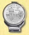 Puerto Rico Quarter Deluxe Money Clip MAIN