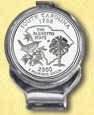 South Carolina Quarter Deluxe Money Clip MAIN