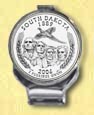 South Dakota Quarter Deluxe Money Clip MAIN