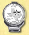 Texas Quarter Deluxe Money Clip MAIN