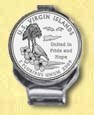 US Virgin Islands Quarter Deluxe Money Clip MAIN
