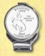 Wyoming Quarter Deluxe Money Clip MAIN