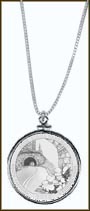 Blue Ridge Parkway Quarter Sterling Silver Necklace MAIN