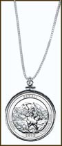 Denali National Park Quarter Sterling Silver Necklace MAIN