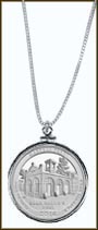 Harpers Ferry National Historical Park Quarter Sterling Silver Necklace MAIN