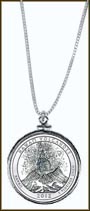 Hawai'i Volcanoes National Park Quarter Sterling Silver Necklace MAIN