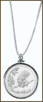 Kisatchie National Forest Quarter Sterling Silver Necklace MAIN