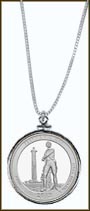 Perry's Victory and International Peace Memorial Quarter Sterling Silver Necklace MAIN