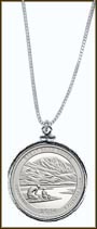 Great Sand Dunes National Park Quarter Sterling Silver Necklace MAIN
