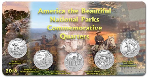 Edgar Marcus & Co Specialty Set Display - National Parks 2016 MAIN