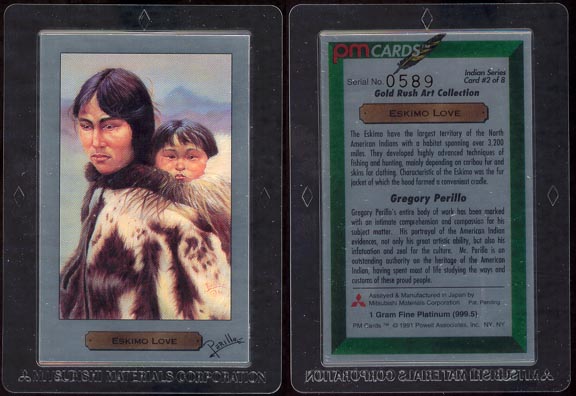 Eskimo Love by Gregory Perillo; 1 g 999.5 Platinum MAIN