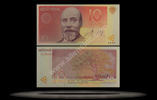 Estonia Banknote, 10 Krooni, 2006, P#902 MAIN