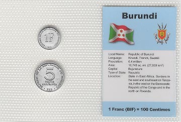 Burundi - set of 2 MAIN