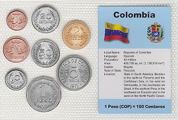 Colombia - set of 8 MAIN