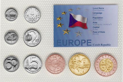 Czech Republic - EU set of 9 MAIN