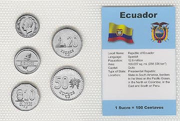Ecuador - set of 5 MAIN