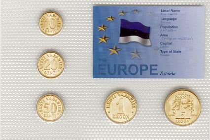Estonia - EU set of 5 MAIN