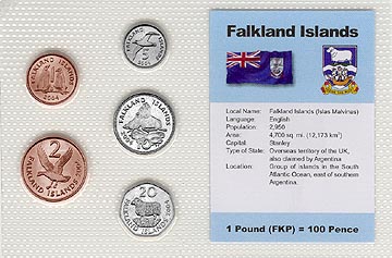 Falkland Islands - set of 5 MAIN