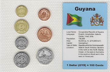 Guyana - set of 7 MAIN