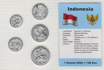 Indonesia - set of 5 MAIN