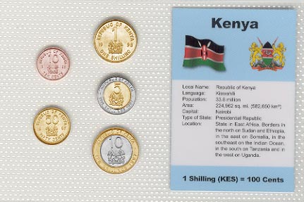 Kenya - set of 5 MAIN