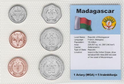 Madagascar - set of 6 MAIN