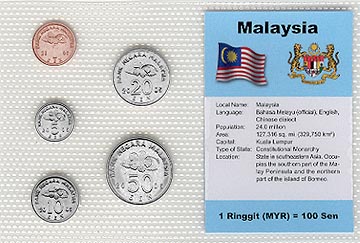 Malaysia - set of 5 MAIN