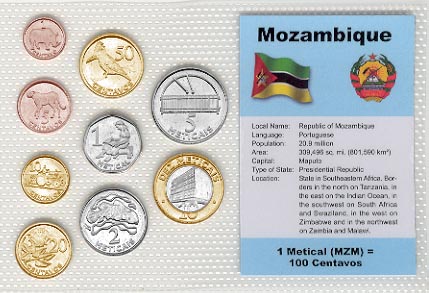 Mozambique - set of 9 MAIN