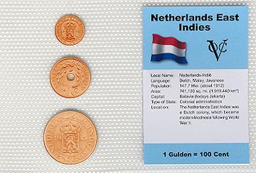 Netherlands East Indies - set of 3 MAIN