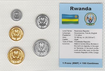 Rwanda - set of 5 MAIN