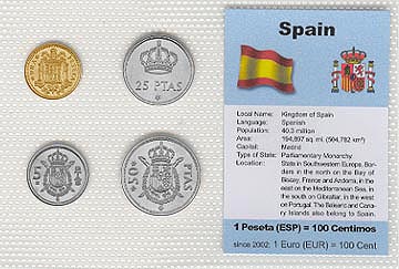 Spain - set of 4 MAIN