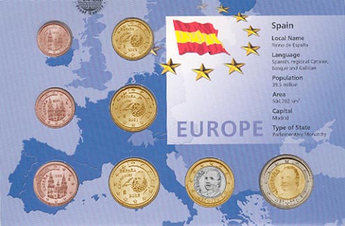 Spain - Euro set of 8 MAIN