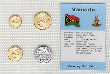 Vanuatu - set of 4 MAIN