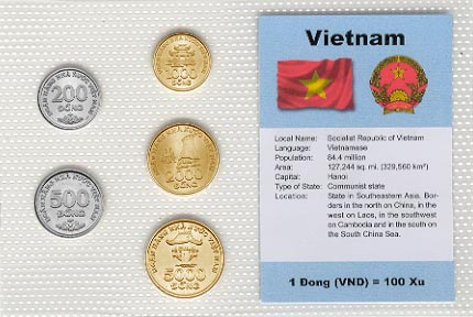 Vietnam - set of 5 MAIN