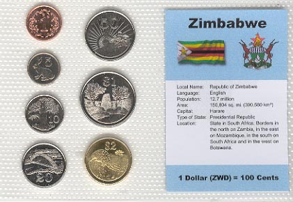 Zimbabwe - set of 7 MAIN