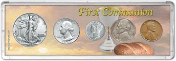 1940 First Communion Coin Gift Set THUMBNAIL