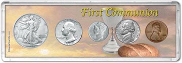 1944 First Communion Coin Gift Set THUMBNAIL