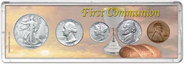 1945 First Communion Coin Gift Set THUMBNAIL