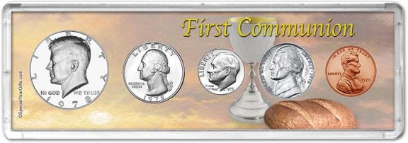 1978 First Communion Coin Gift Set MAIN