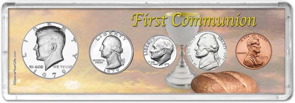 1979 First Communion Coin Gift Set MAIN