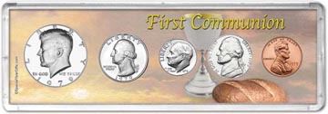 1979 First Communion Coin Gift Set THUMBNAIL