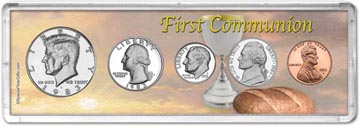 1983 First Communion Coin Gift Set THUMBNAIL