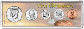 1991 First Communion Coin Gift Set THUMBNAIL