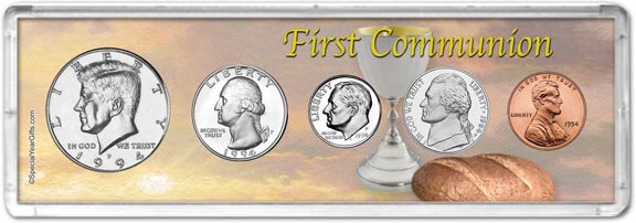 1994 First Communion Coin Gift Set MAIN