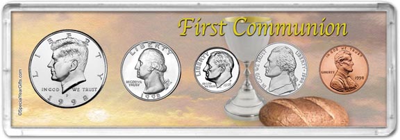1998 First Communion Coin Gift Set MAIN