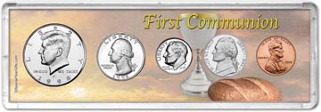1998 First Communion Coin Gift Set THUMBNAIL