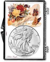 For Mother American Silver Eagle Gift Display THUMBNAIL