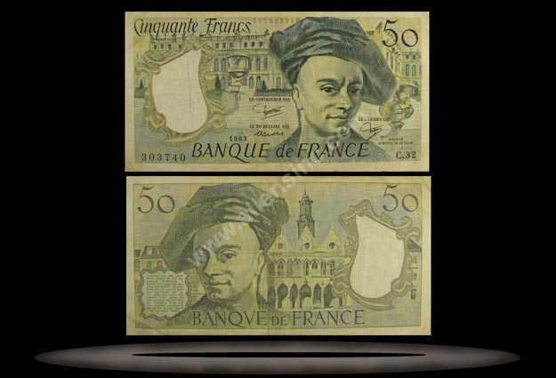 France Banknote, 50 Francs, 1979, P#152b MAIN